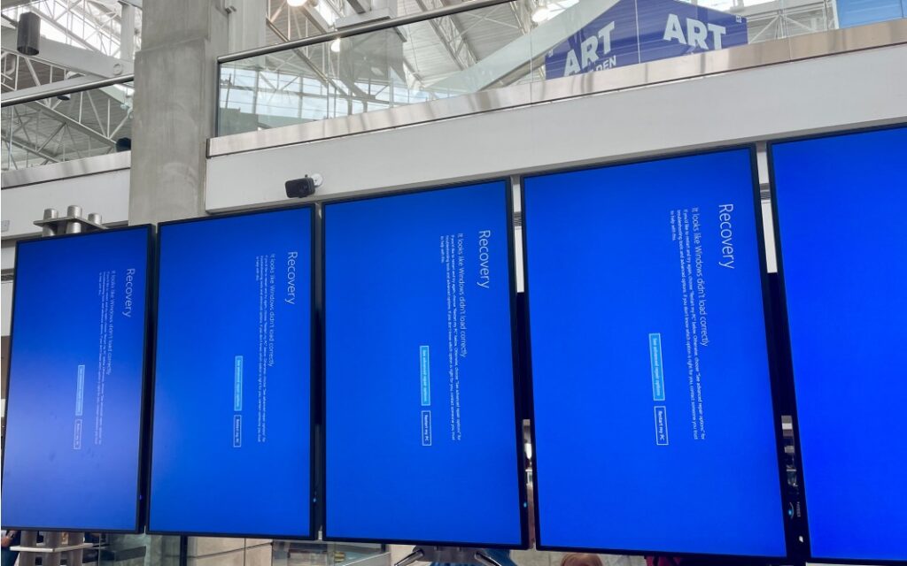 blue screen of death photo